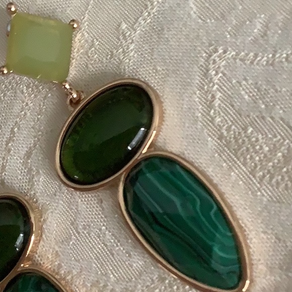 Avon Green Earrings - Picture 2 of 6